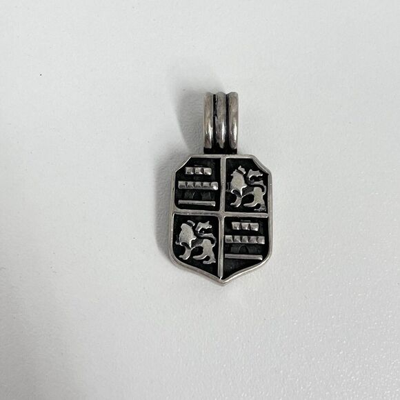 B.C. Silver Ned Bowman Sterling Pendant Lion and Castle Shield‎ $225.00 8 Grams - Picture 1 of 7